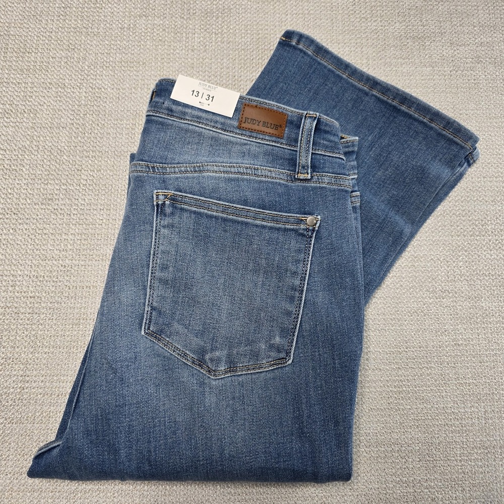 Judy Blue Women's Size 13/31 High Waist Boot Cut Jeans Medium Wash NWT
